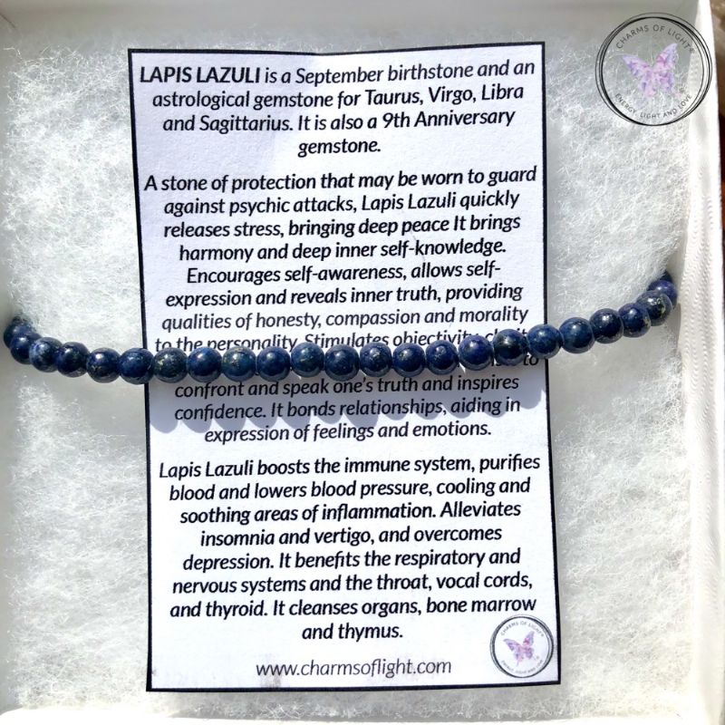 Lapis Lazuli Beaded Bracelet